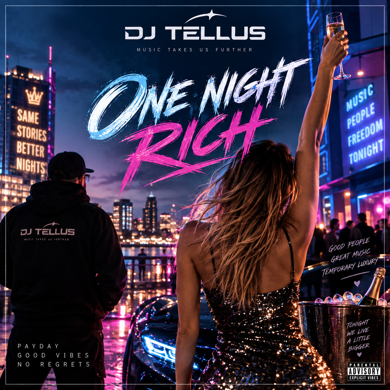 Omslag till One night rich