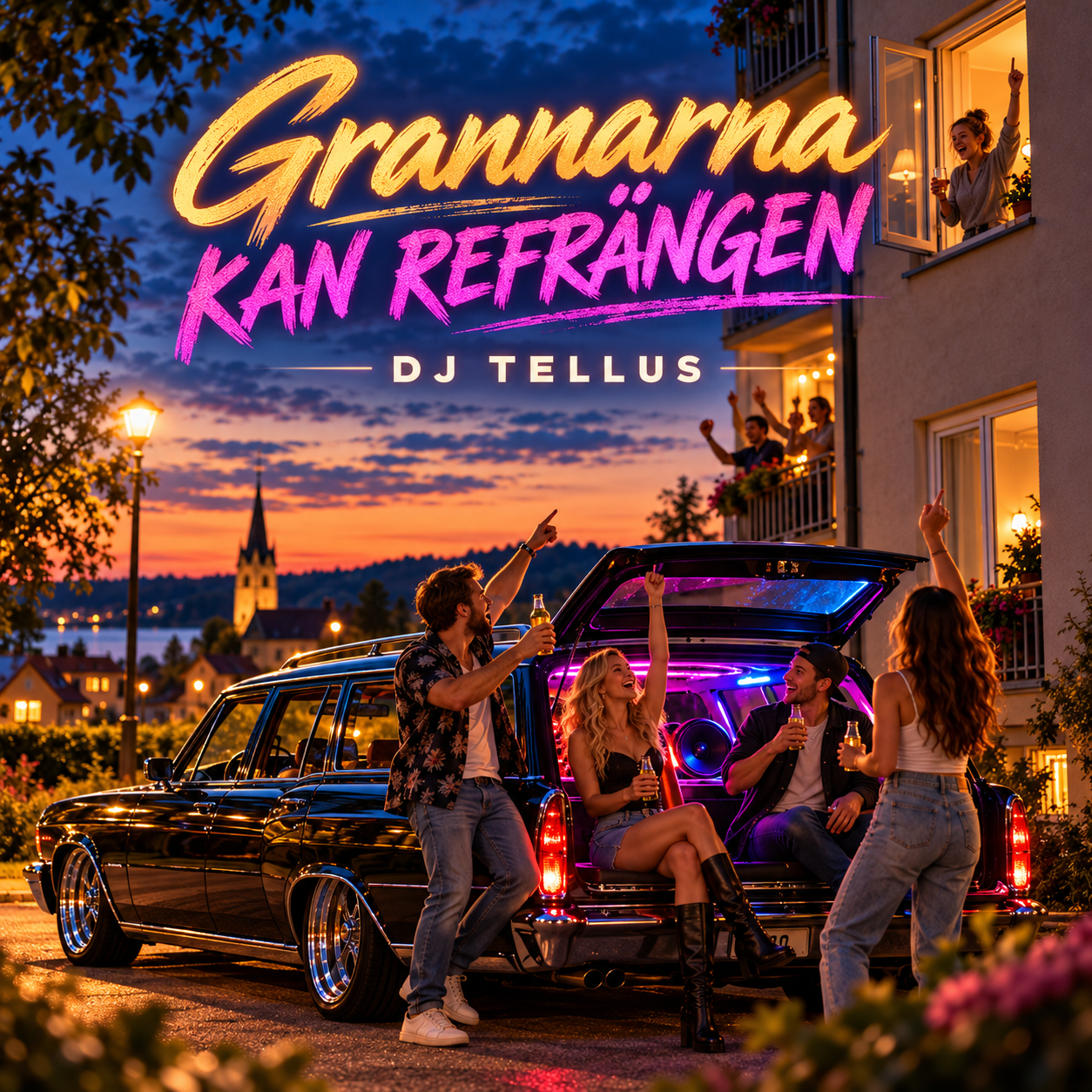Omslag till Grannarna kan refrängen