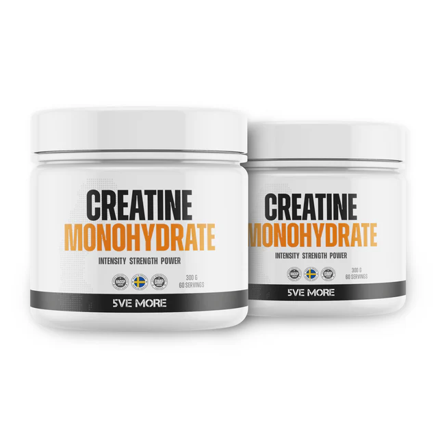 5VE more Creatine Monohydrate x2 – kosttillskott för ökad styrka och muskeltillväxt